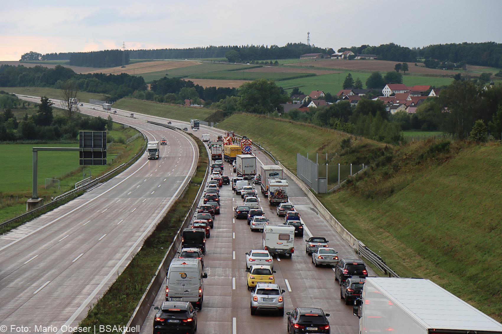 Unfall A8 Burgau Guenzburg Grossanhausen 14082020 1