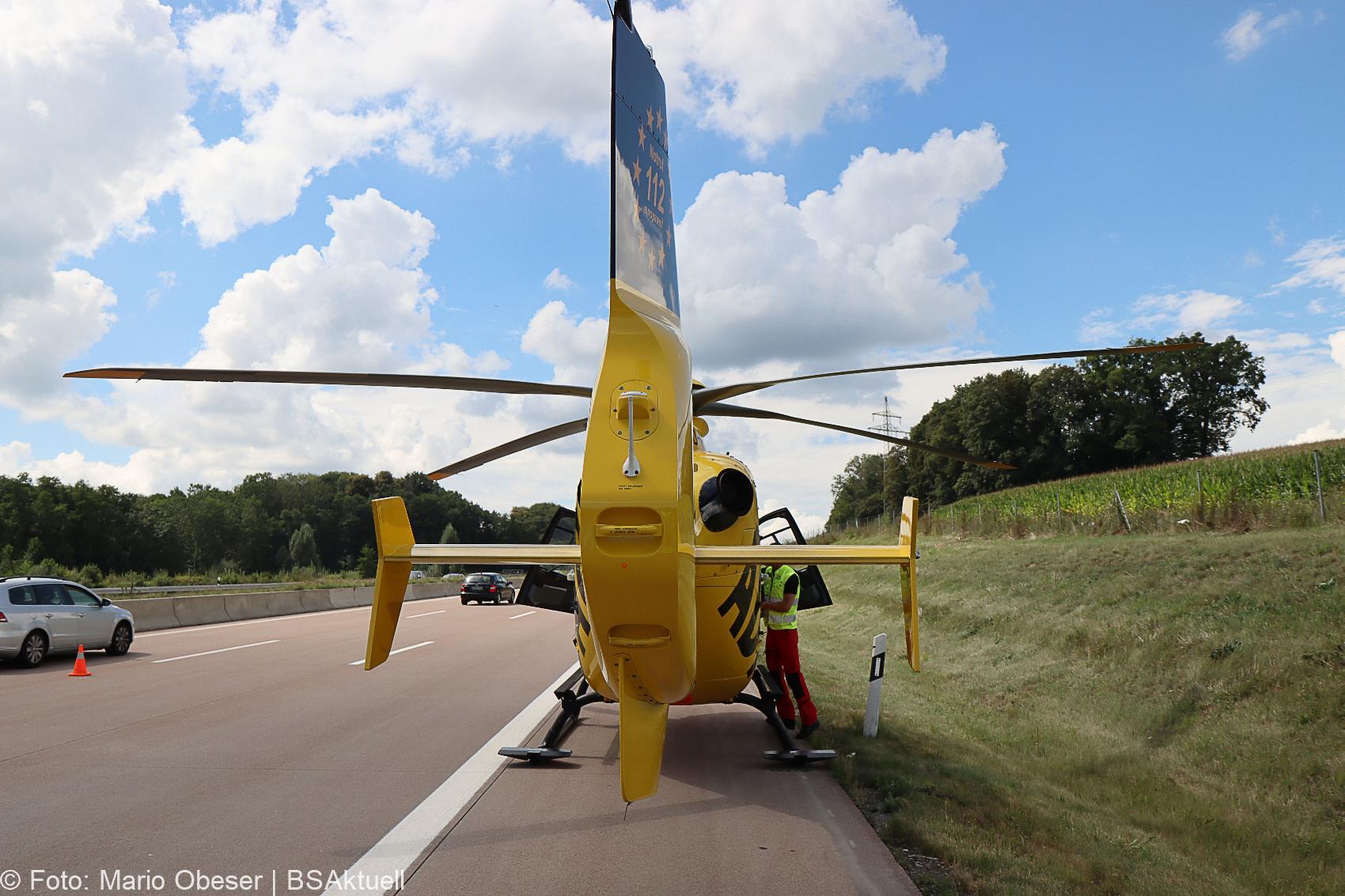 Unfall A8 Burgau – Guenzburg bei Grossanhausen 15082020 16