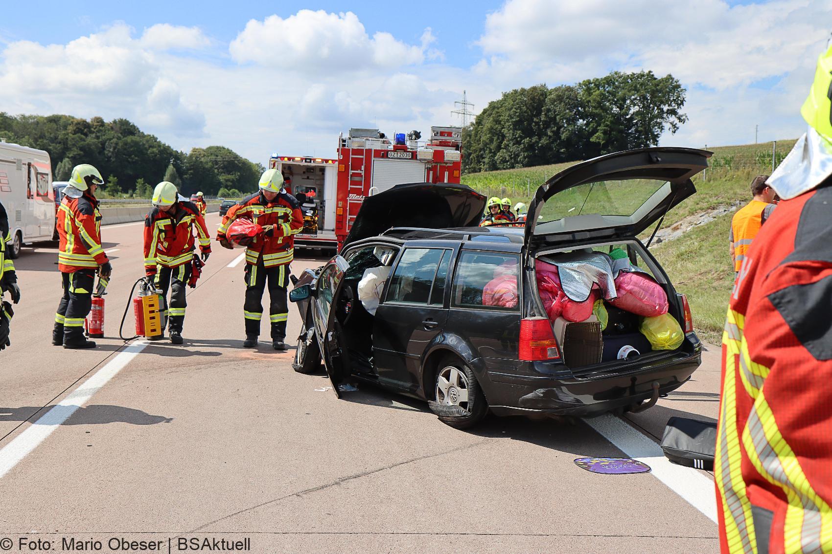 Unfall A8 Burgau – Guenzburg bei Grossanhausen 15082020 37