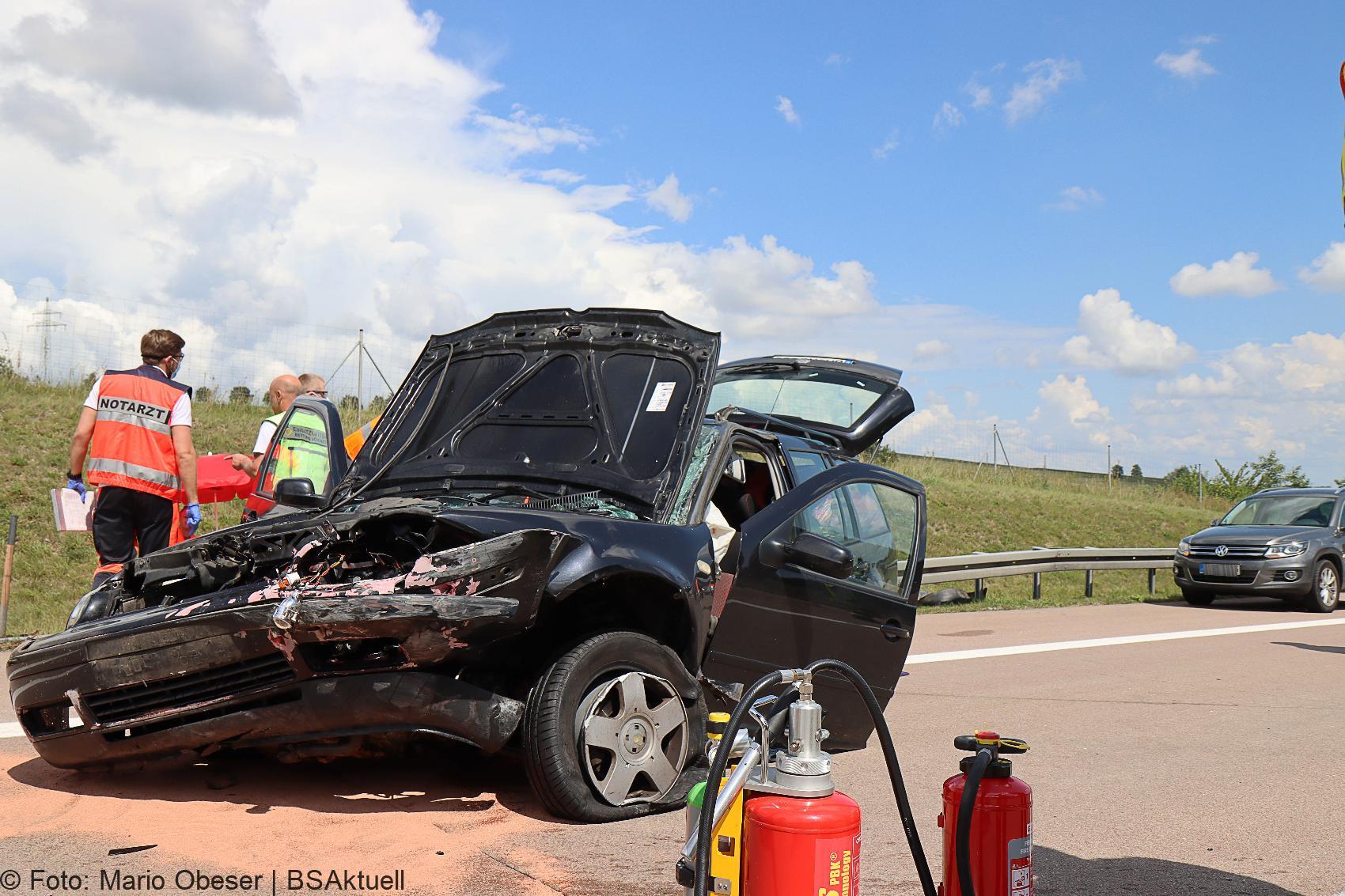 Unfall A8 Burgau – Guenzburg bei Grossanhausen 15082020 38