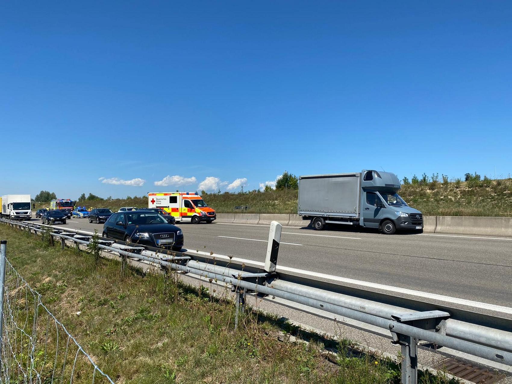 Unfall A8 Kreuz Elchingen Leipheim 21082020 1