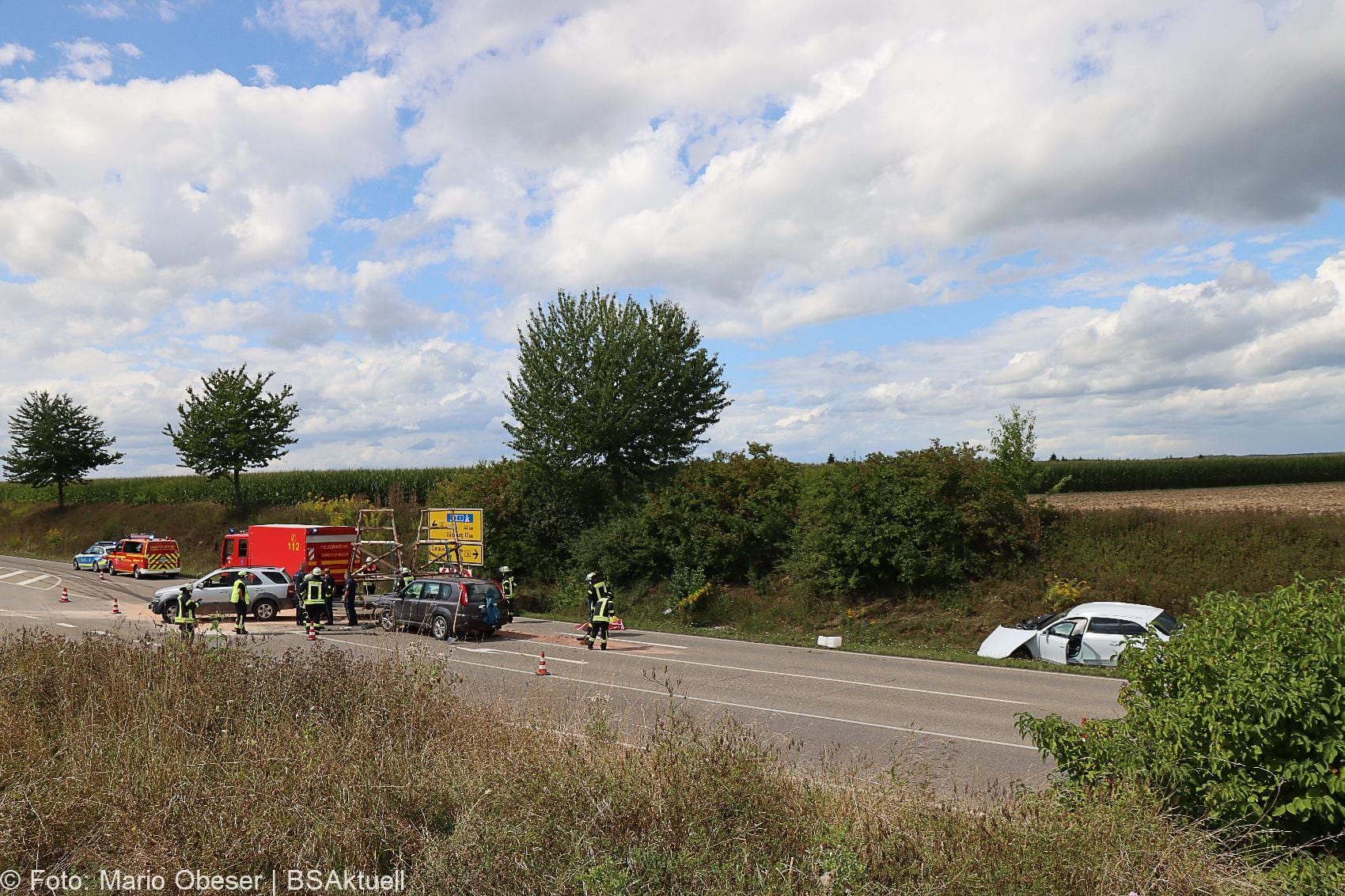 Unfall B16 Lauingen Dillingen 23082020 12