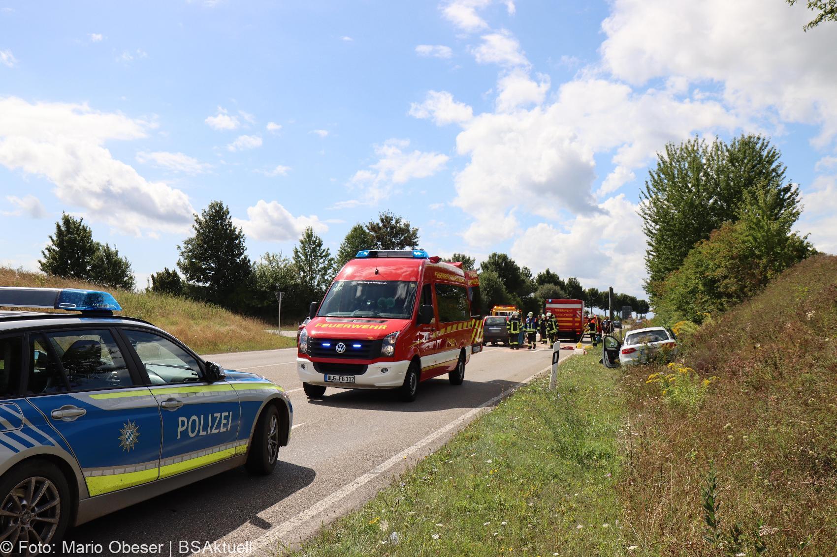 Unfall B16 Lauingen Dillingen 23082020 18