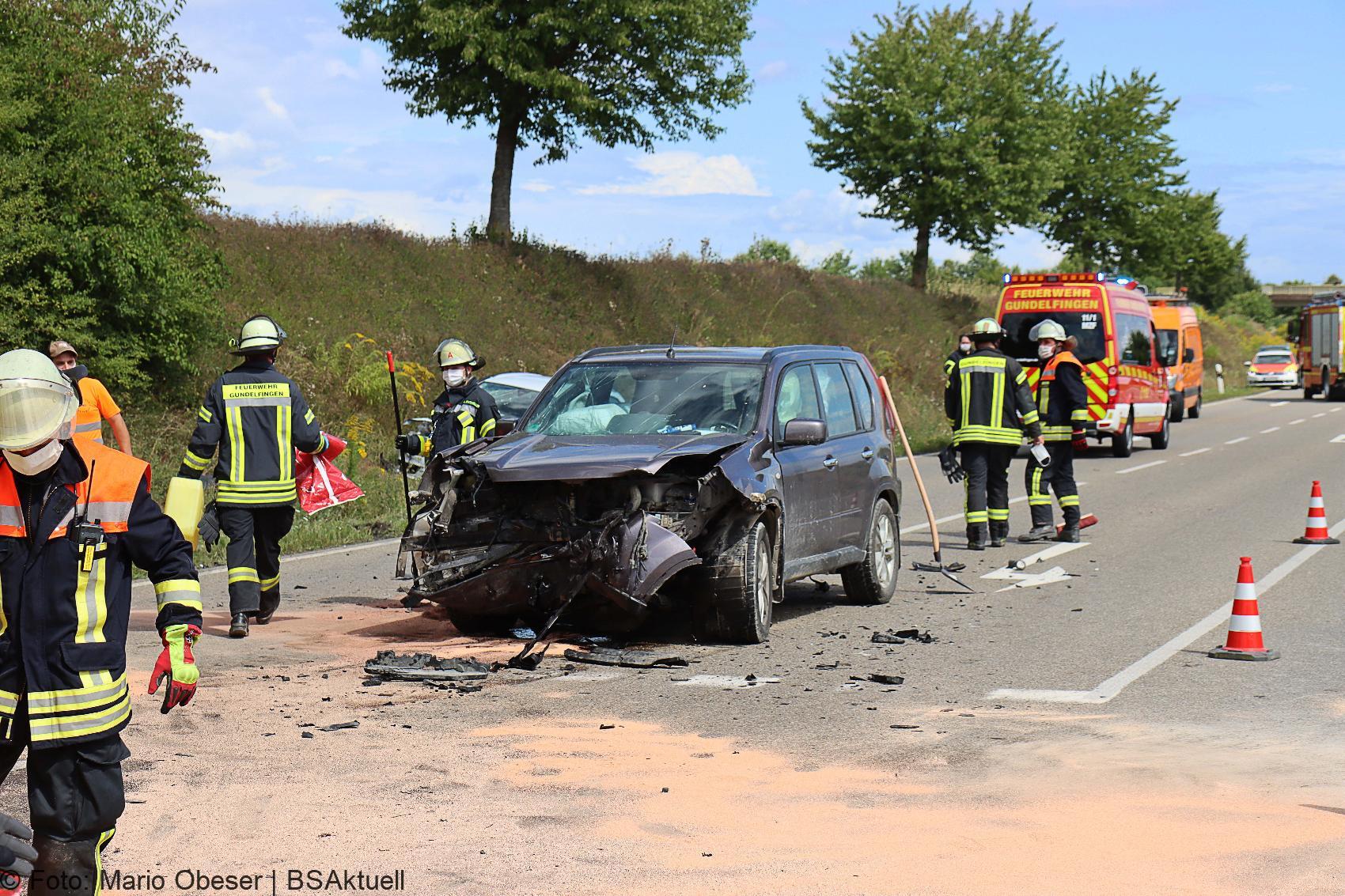 Unfall B16 Lauingen Dillingen 23082020 3