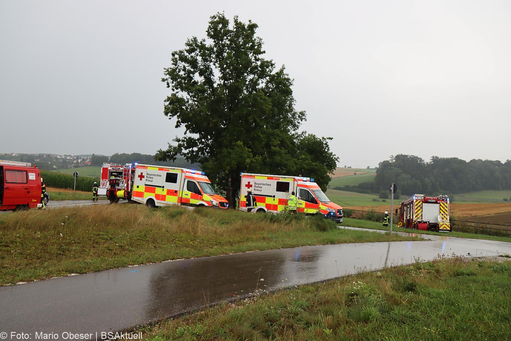 Unfall Kissendorf Raunertshofen 13082020 13