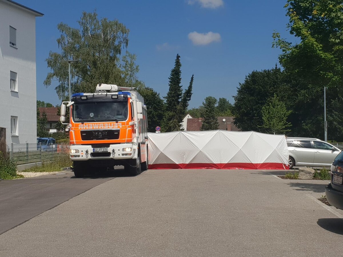 Unfall Maedchen Guenzburg toedlich 05082020 2