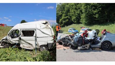 Unfall Zusmarshausen Horgau 06082020