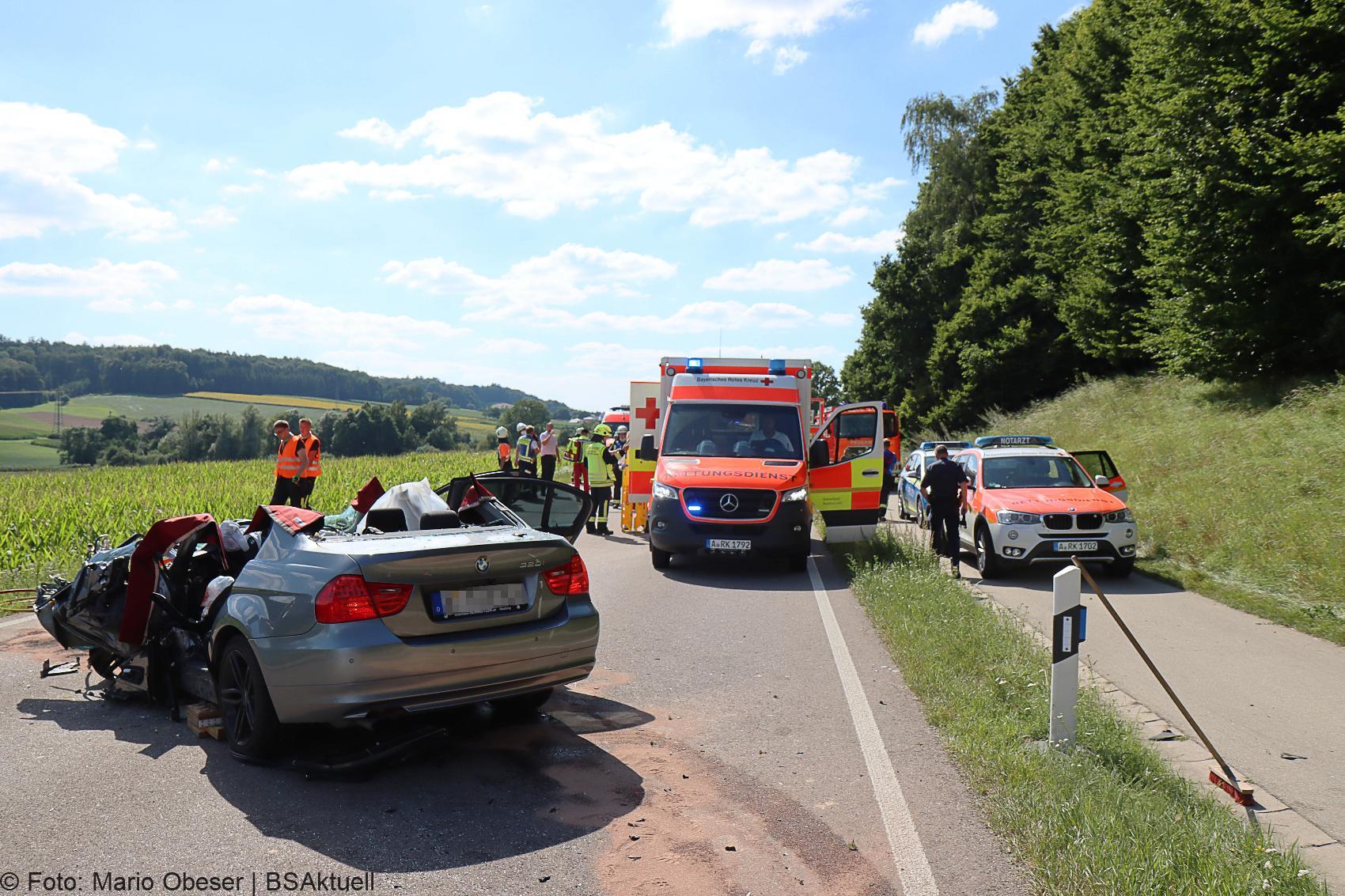 Unfall Zusmarshausen – Horgau st2510 06082020 10