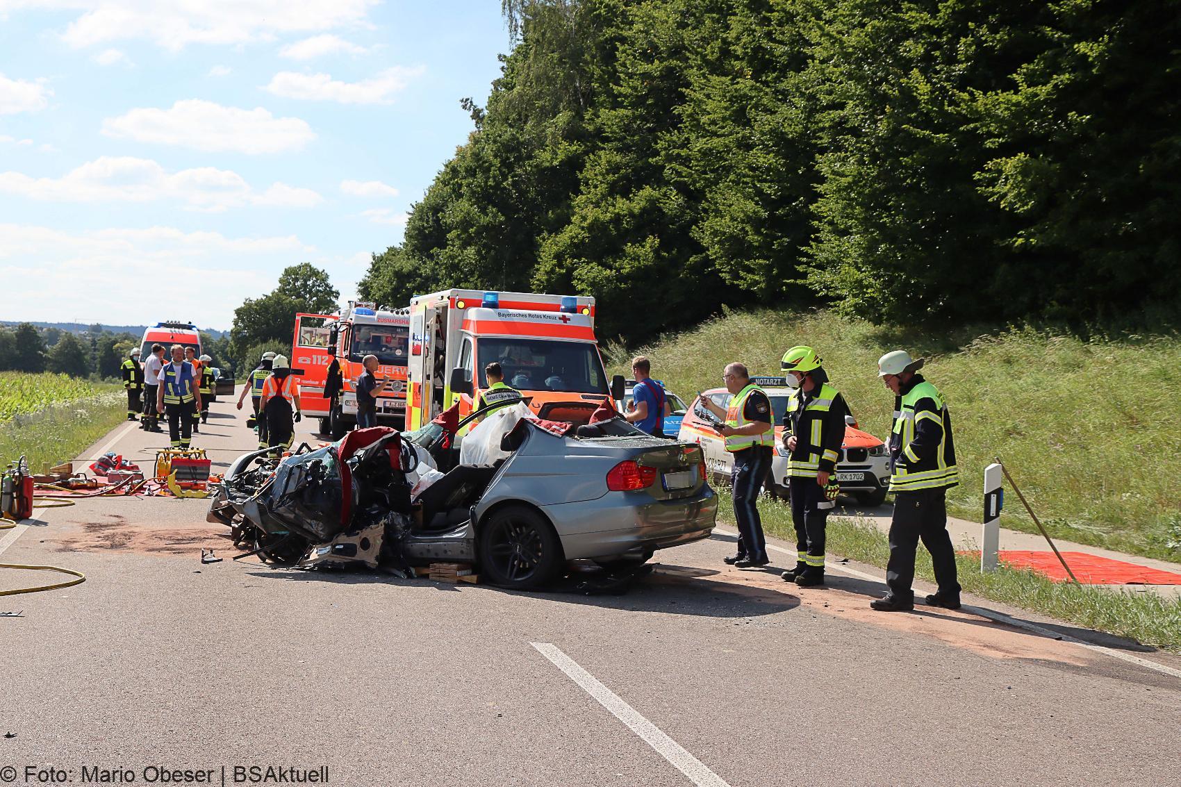 Unfall Zusmarshausen – Horgau st2510 06082020 8