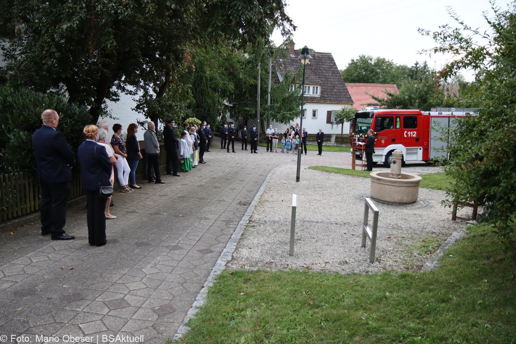 Fahrzeugweihe Feuerwehr Deubach – Gesamtansicht