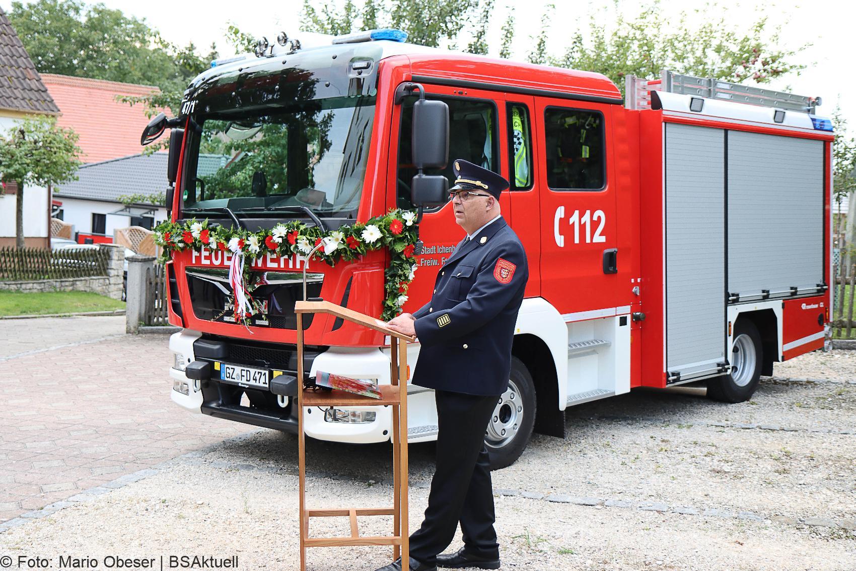 Fahrzeugweihe Feuerwehr Deubach – Kreisbrandrat Stefan Müller 2