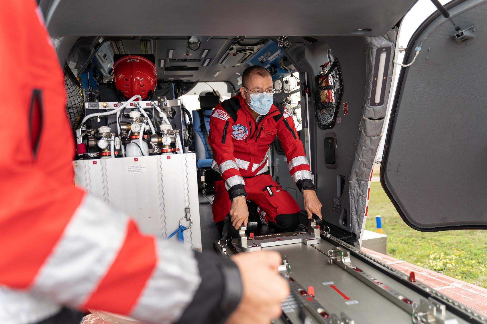 Grundplatte EpiShuttle Handling Platte DRF Luftrettung