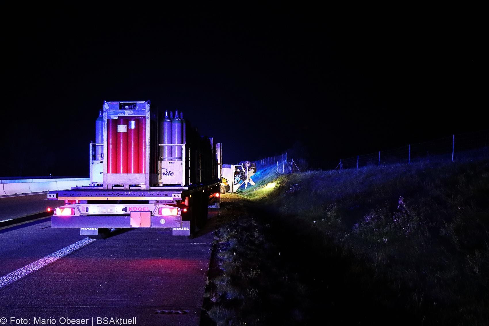 Unfall A8 Guenzburg – Burgau Transporter 16092020 1