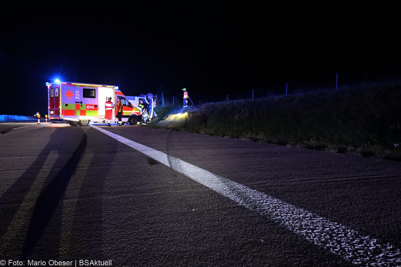 Unfall A8 Guenzburg – Burgau Transporter 16092020 23