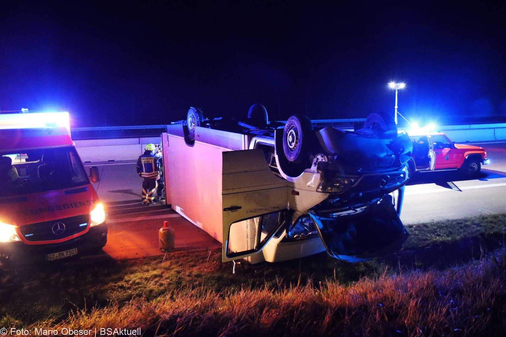 Unfall A8 Guenzburg – Burgau Transporter 16092020 3