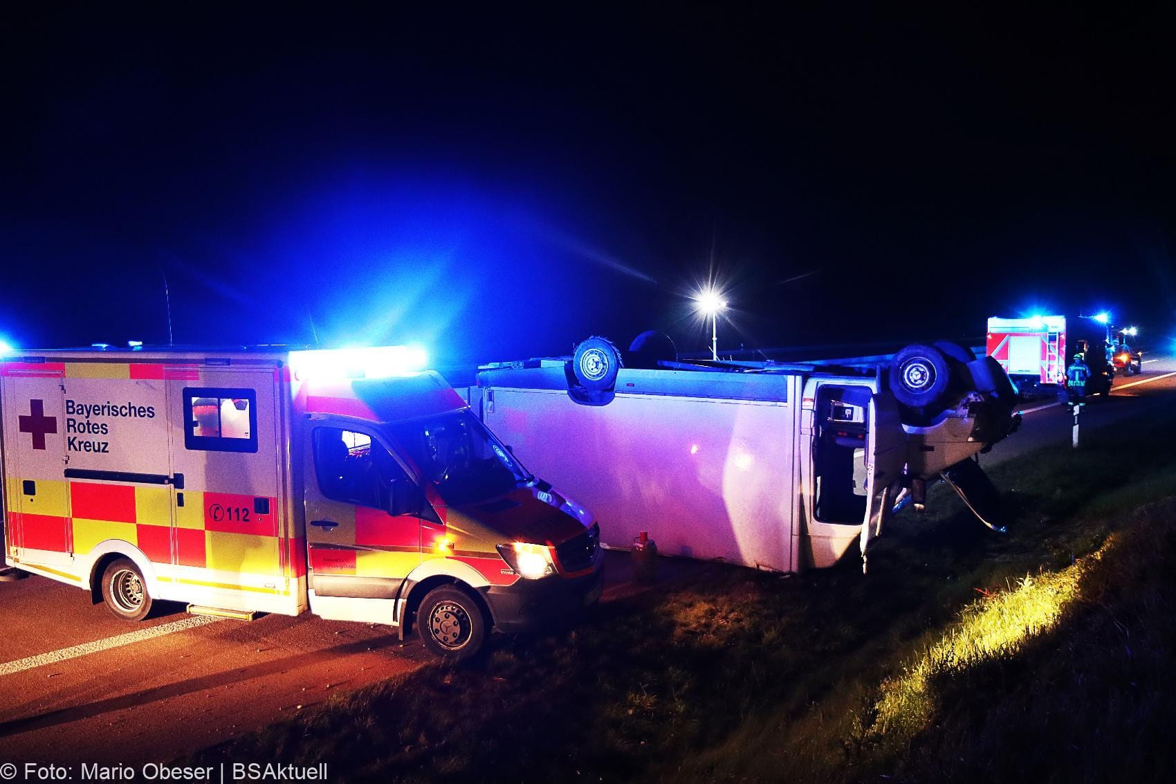 Unfall A8 Guenzburg – Burgau Transporter 16092020 4