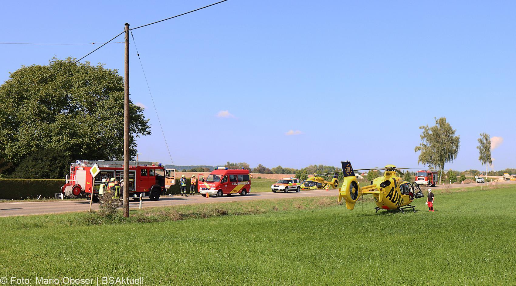 Unfall Motorrad Lkw Muensterhausen 21092020 16