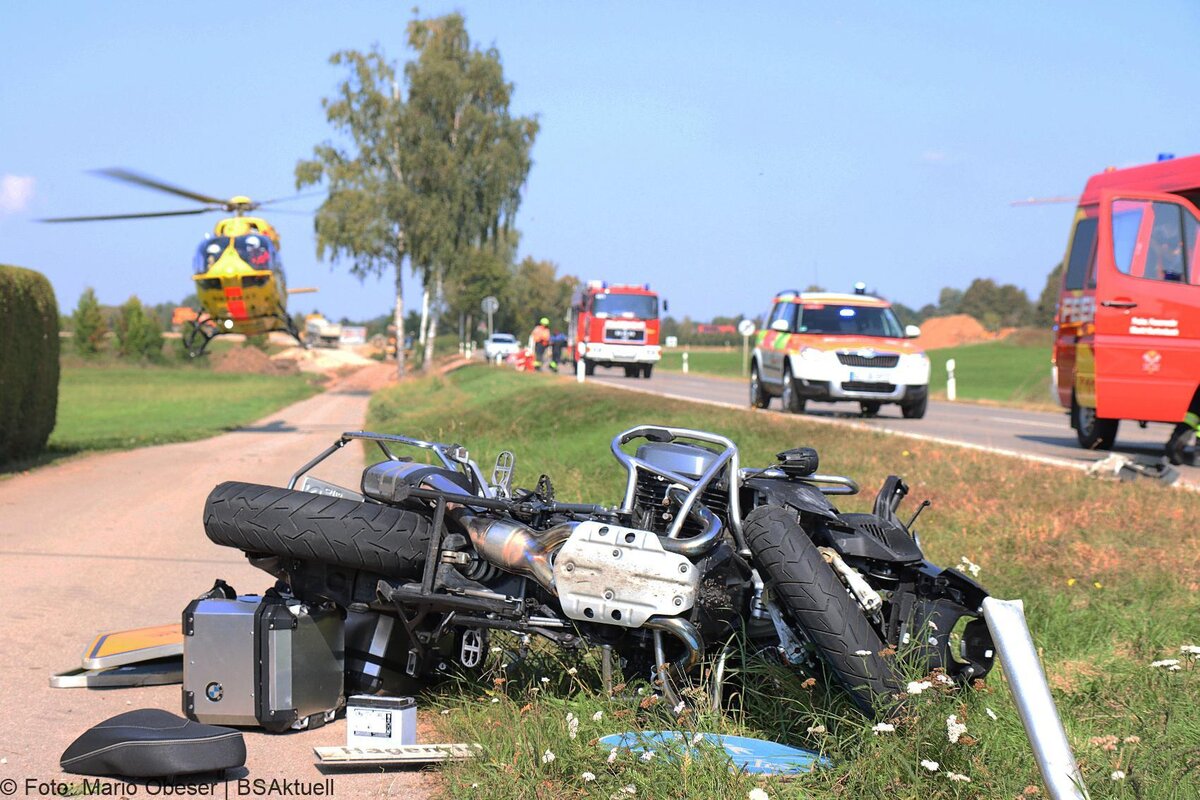 Unfall Motorrad Lkw Muensterhausen 21092020 23