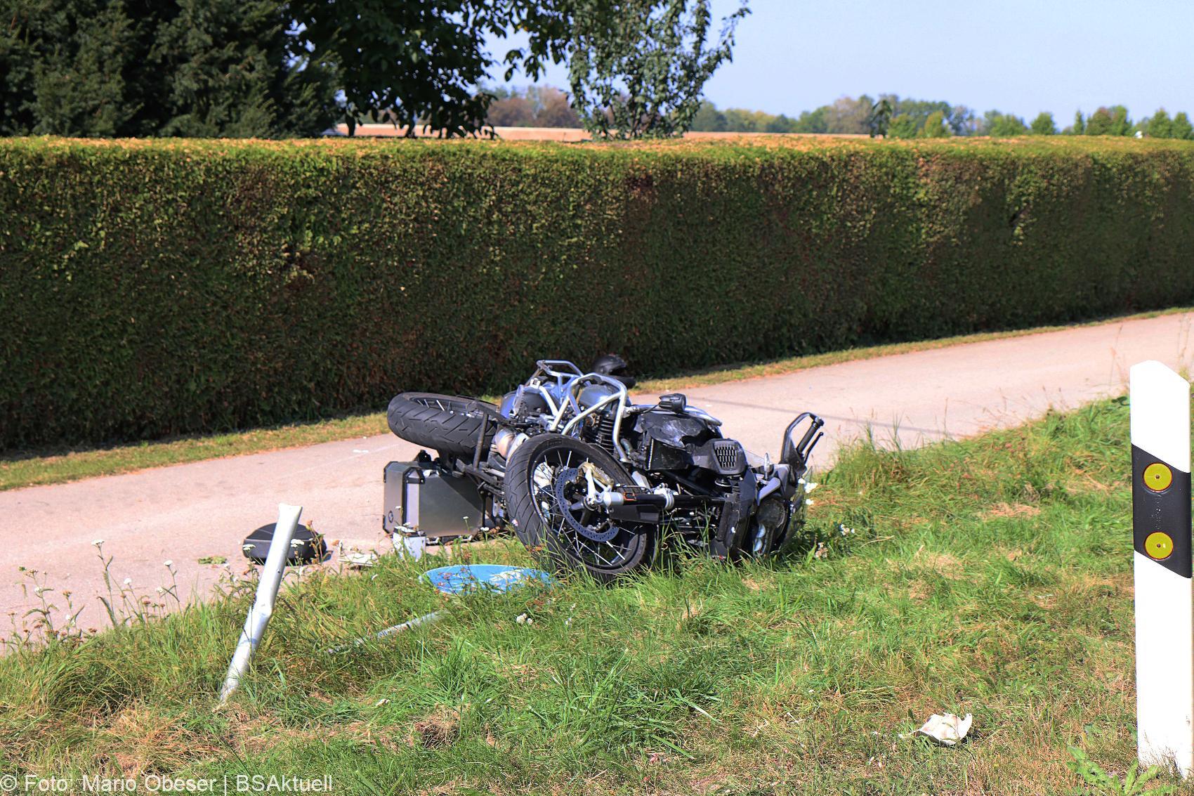 Unfall Motorrad Lkw Muensterhausen 21092020 5