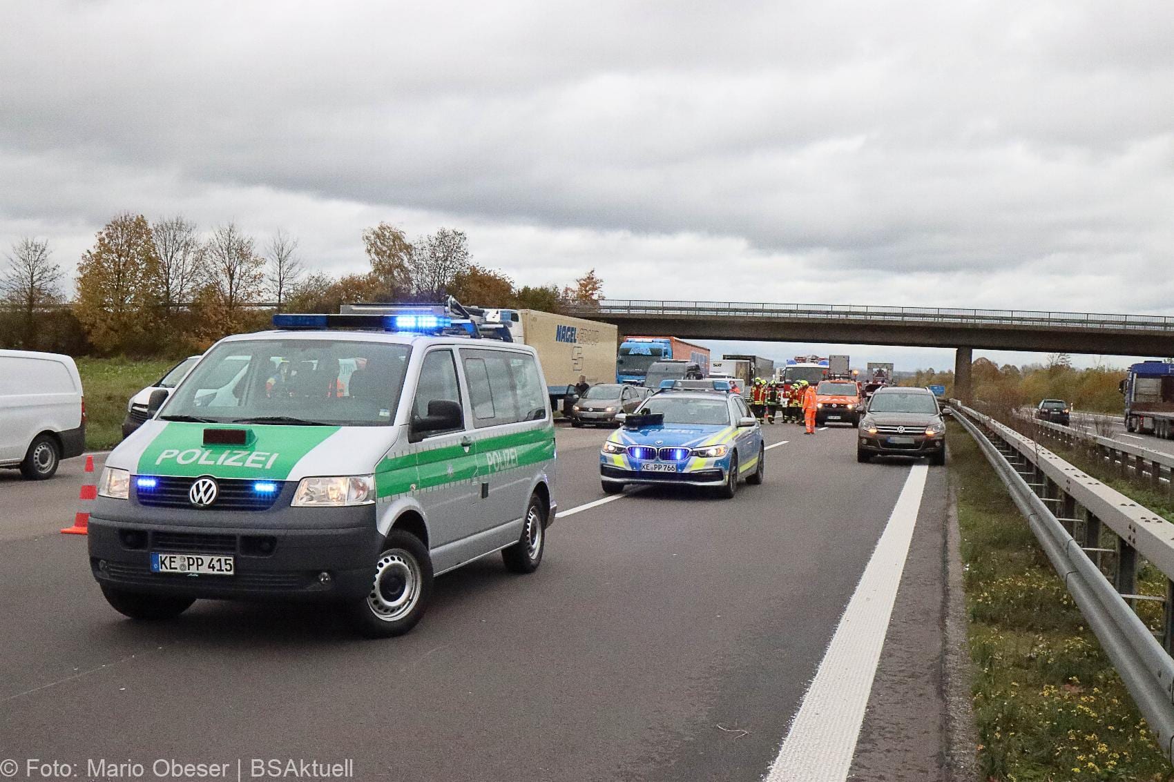 A8 Elchingen Fussgaenger erfasst 29102020 7