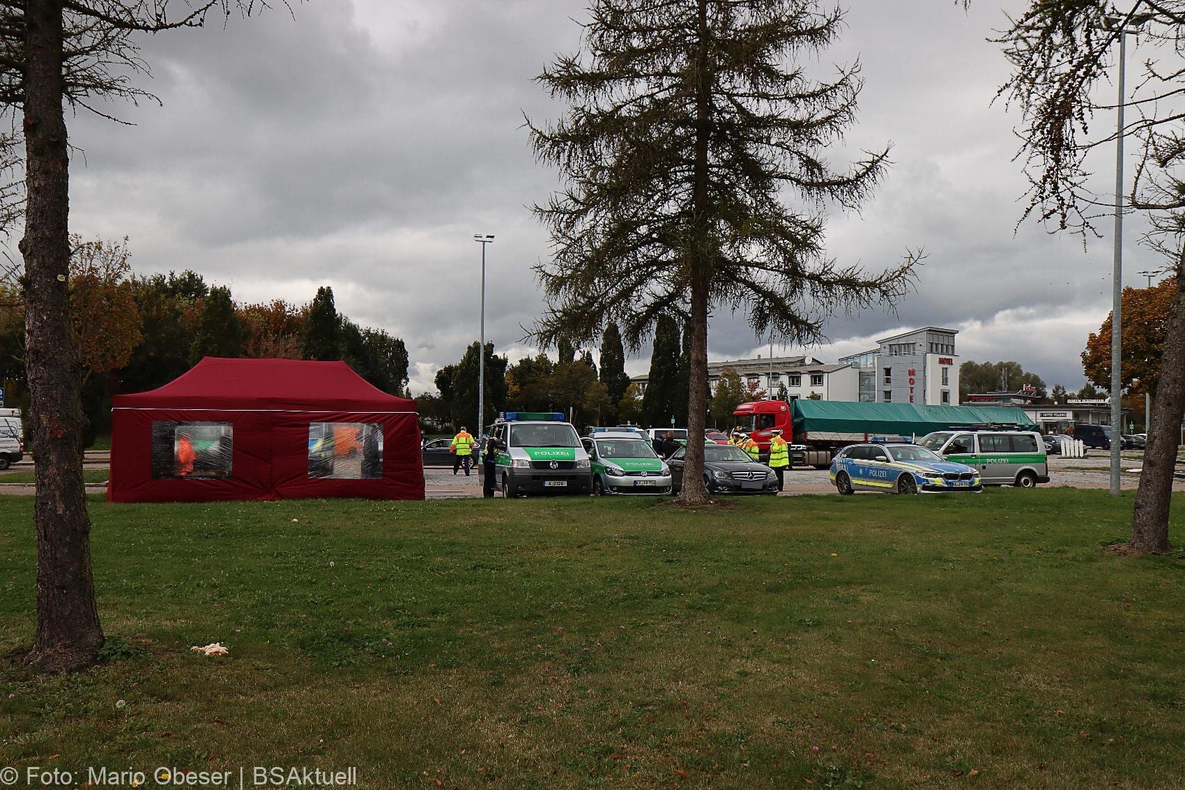 Truck and Bus A8 Leipheim Polizeikontrolle 14102020 2