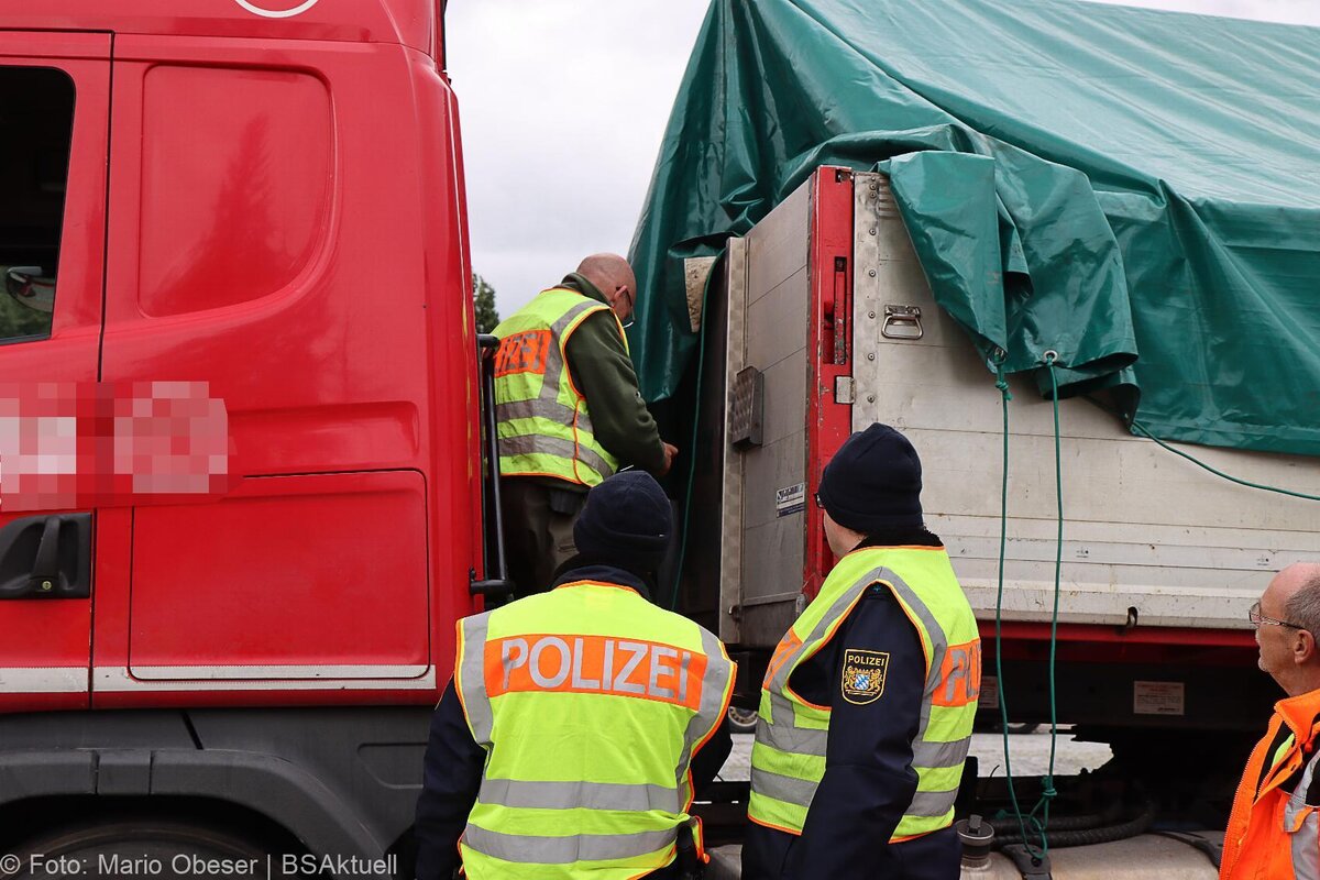 Truck and Bus A8 Leipheim Polizeikontrolle 14102020 7