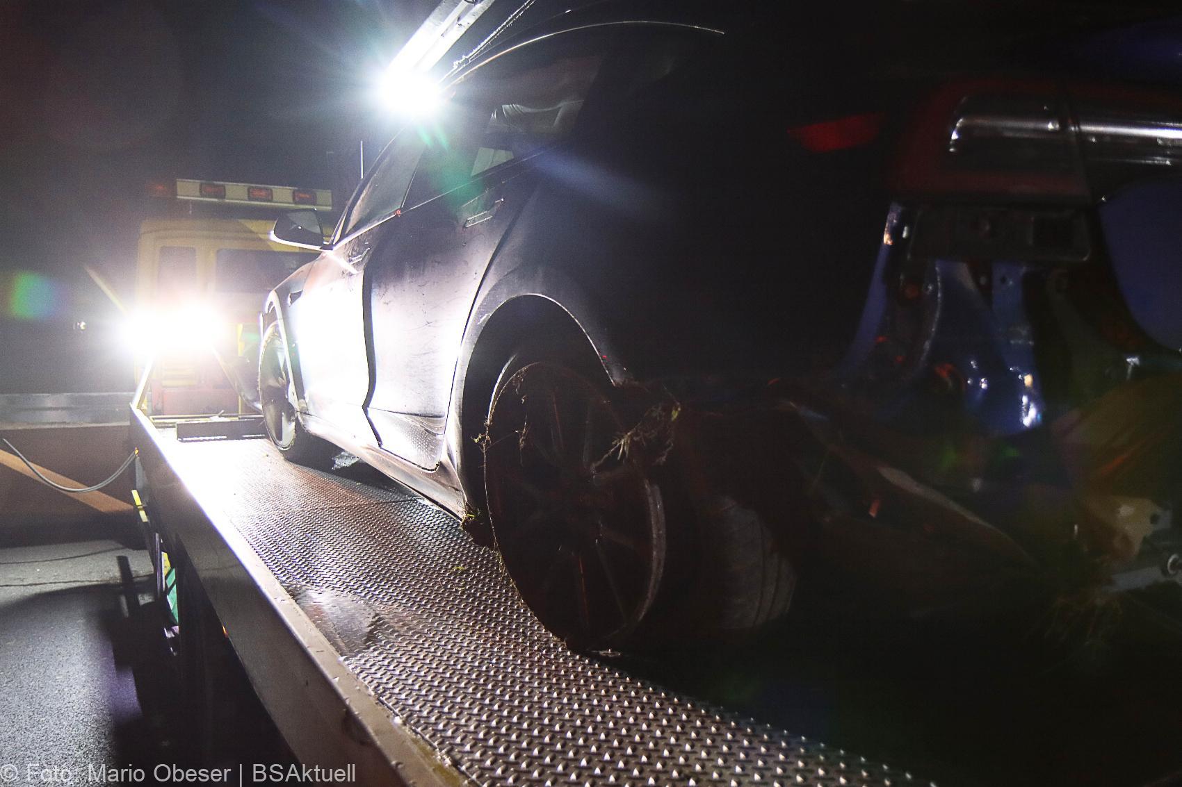 Unfall A8 Burgau – Guenzburg 15102020 Tesla 19