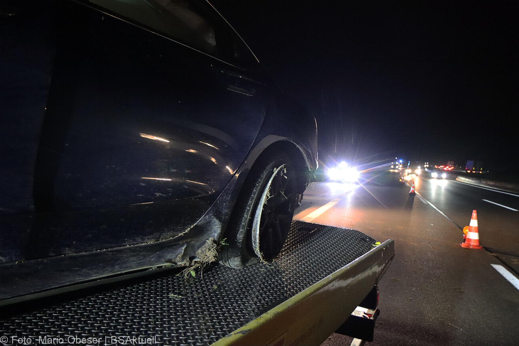 Unfall A8 Burgau – Guenzburg 15102020 Tesla 20