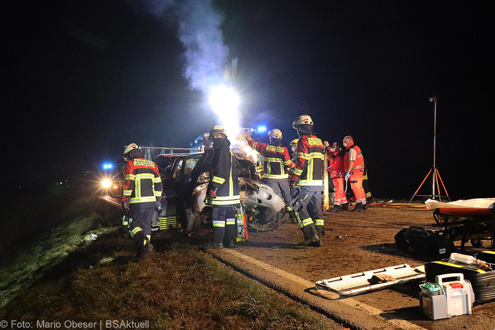 Auffahrunfall ST2025 Jettingen 24112020 24