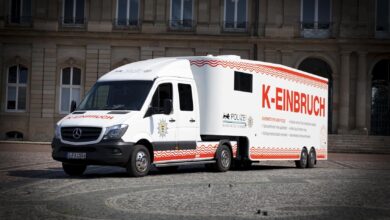 Informationsfahrzeug des Landeskriminalamt BW