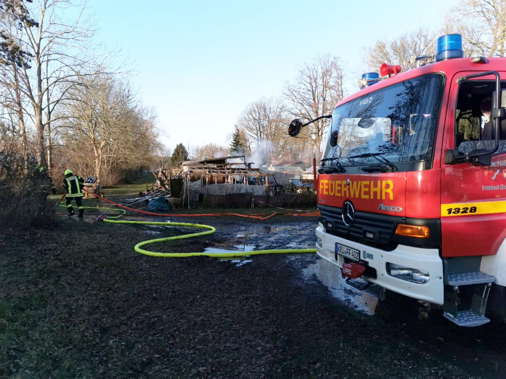 Brand Schrebergarten Huette Krumbach 29122020 1