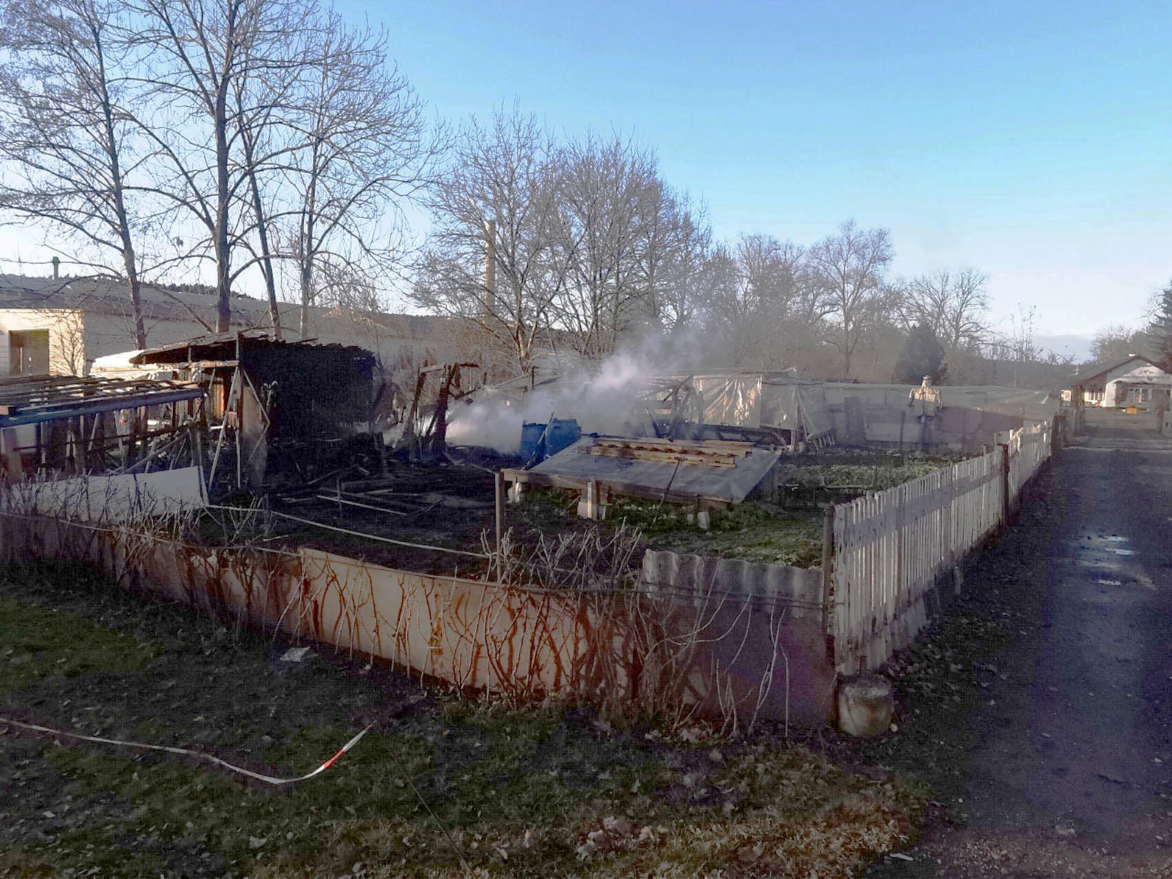 Brand Schrebergarten Huette Krumbach 29122020 2