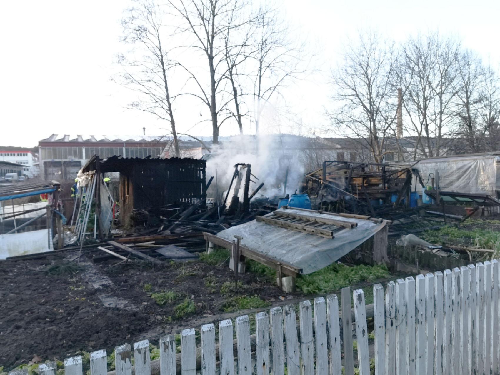 Brand Schrebergarten Huette Krumbach 29122020 5