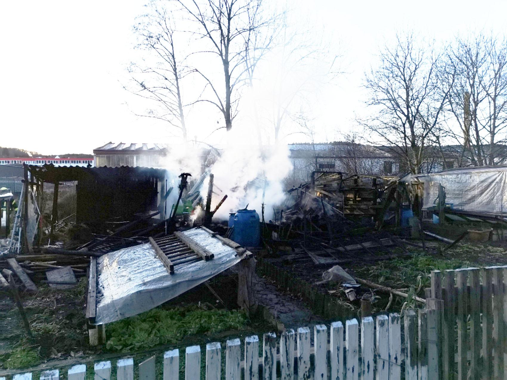Brand Schrebergarten Huette Krumbach 29122020 6