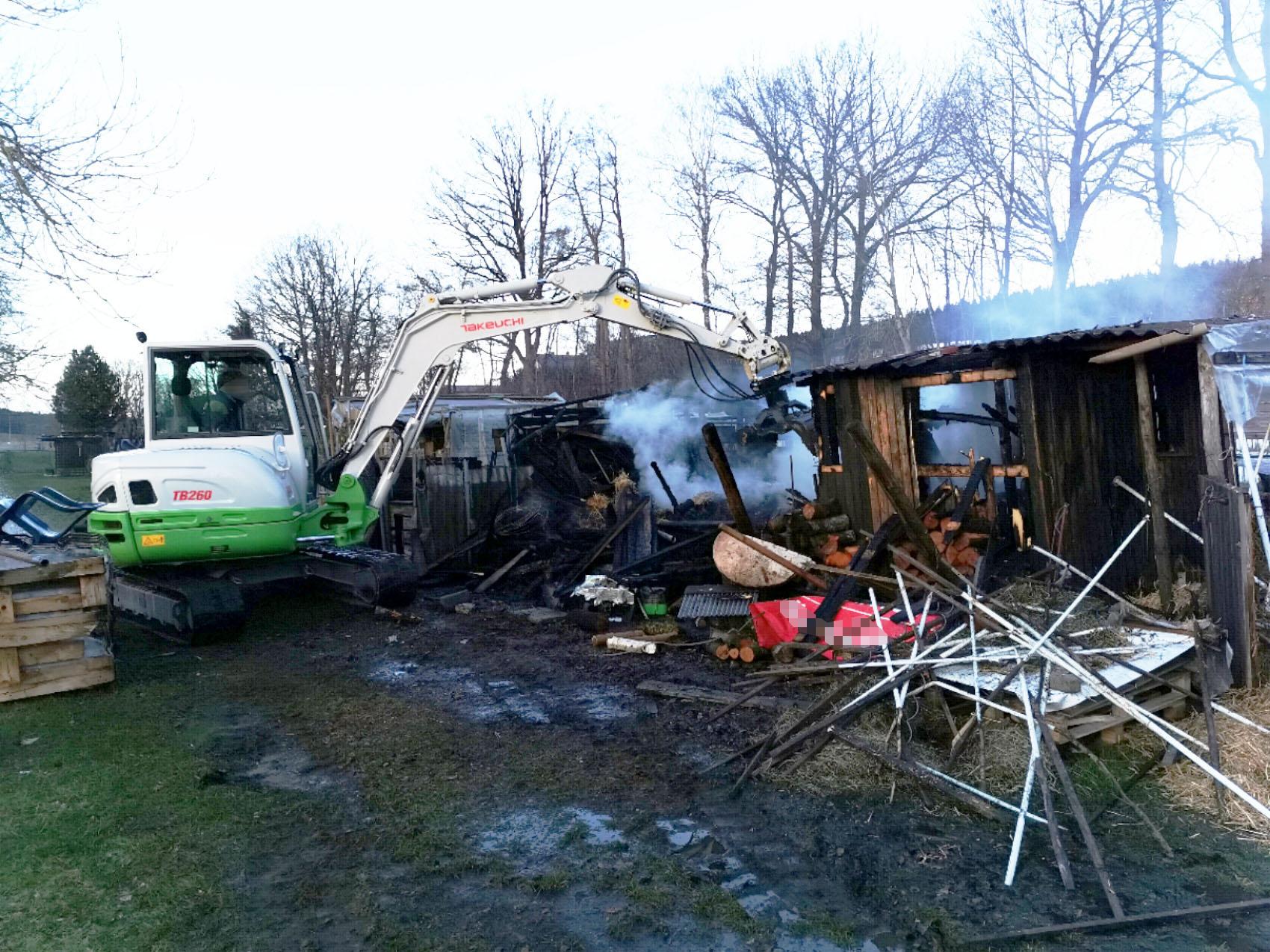 Brand Schrebergarten Huette Krumbach 29122020 7