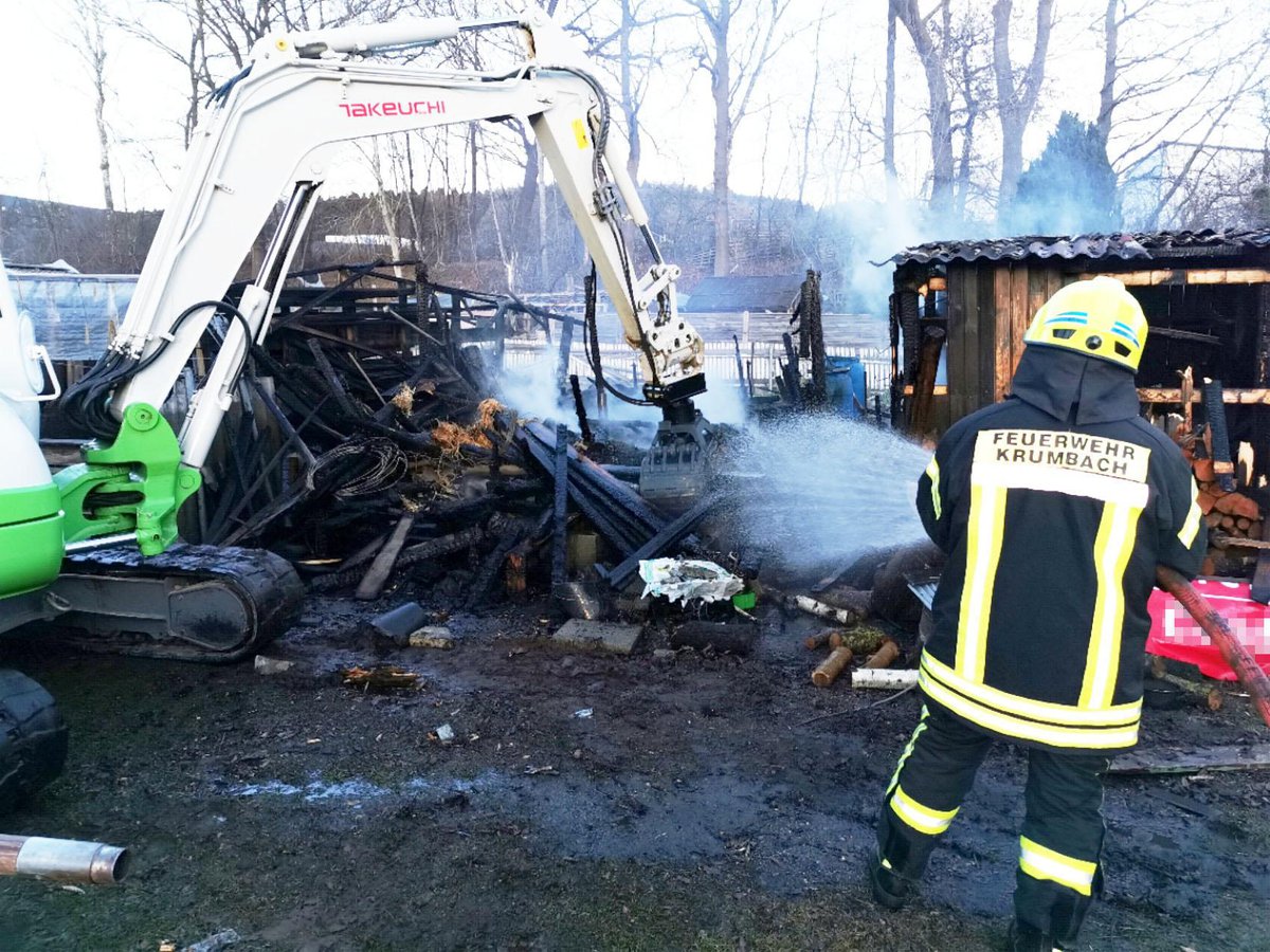 Brand Schrebergarten Huette Krumbach 29122020 8