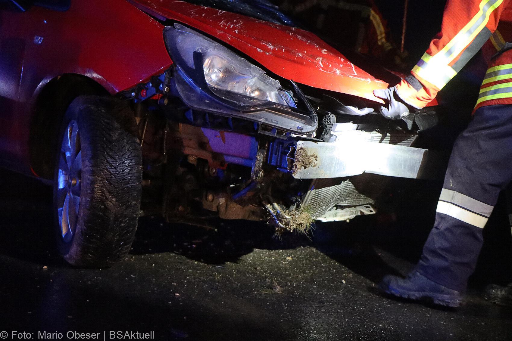 Unfall Limbach Kreisverkehr 19122020 19