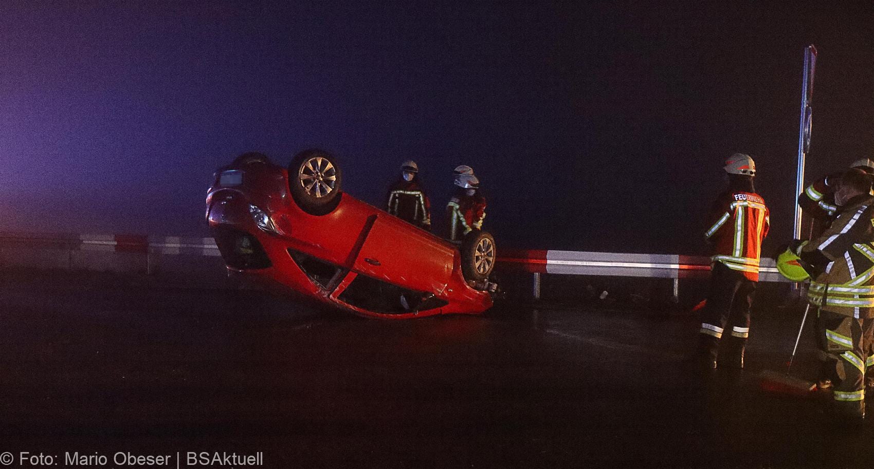 Unfall Limbach Kreisverkehr 19122020 2