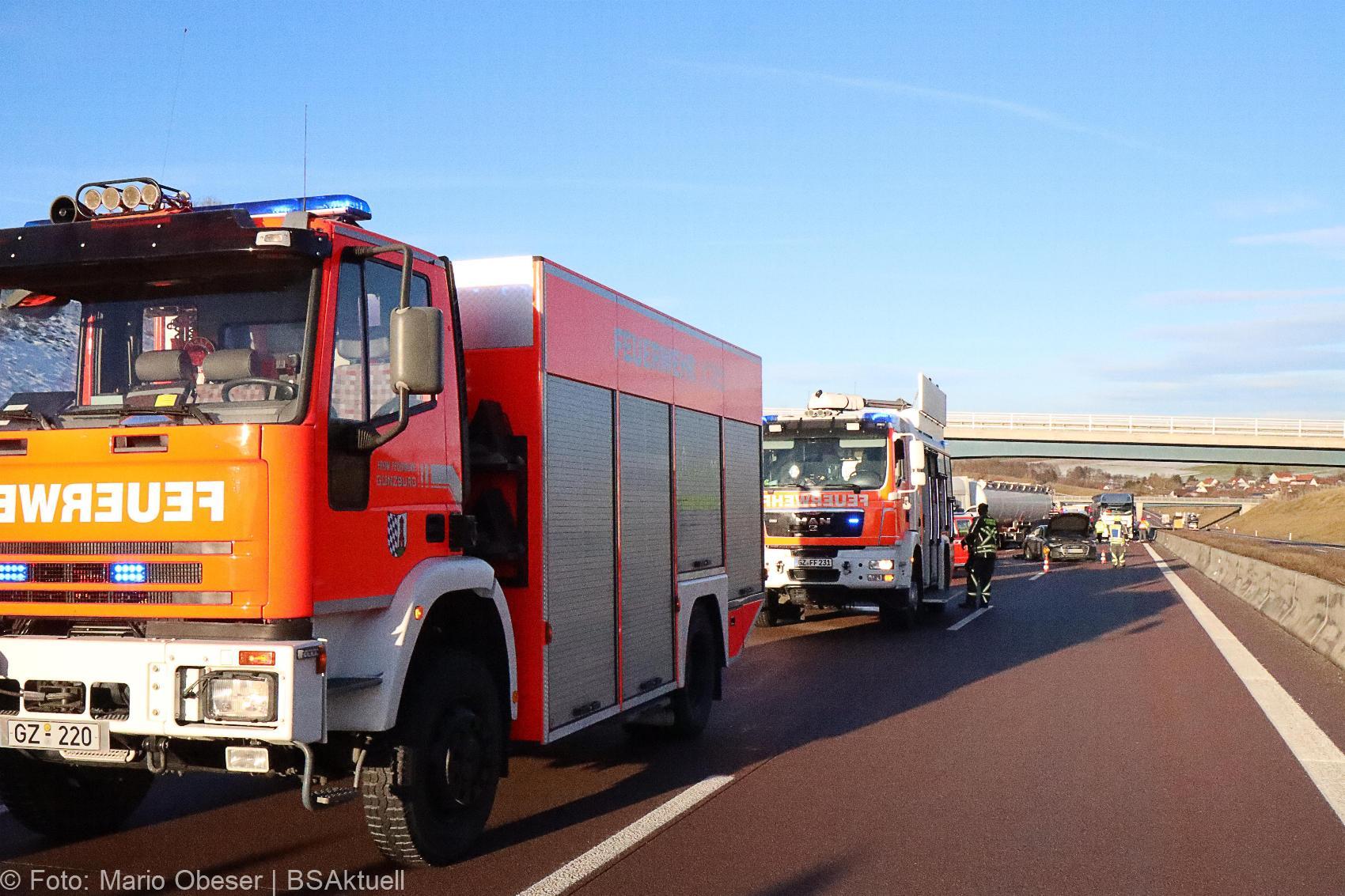 Unfall A8 Unterknöringen 22012021 11