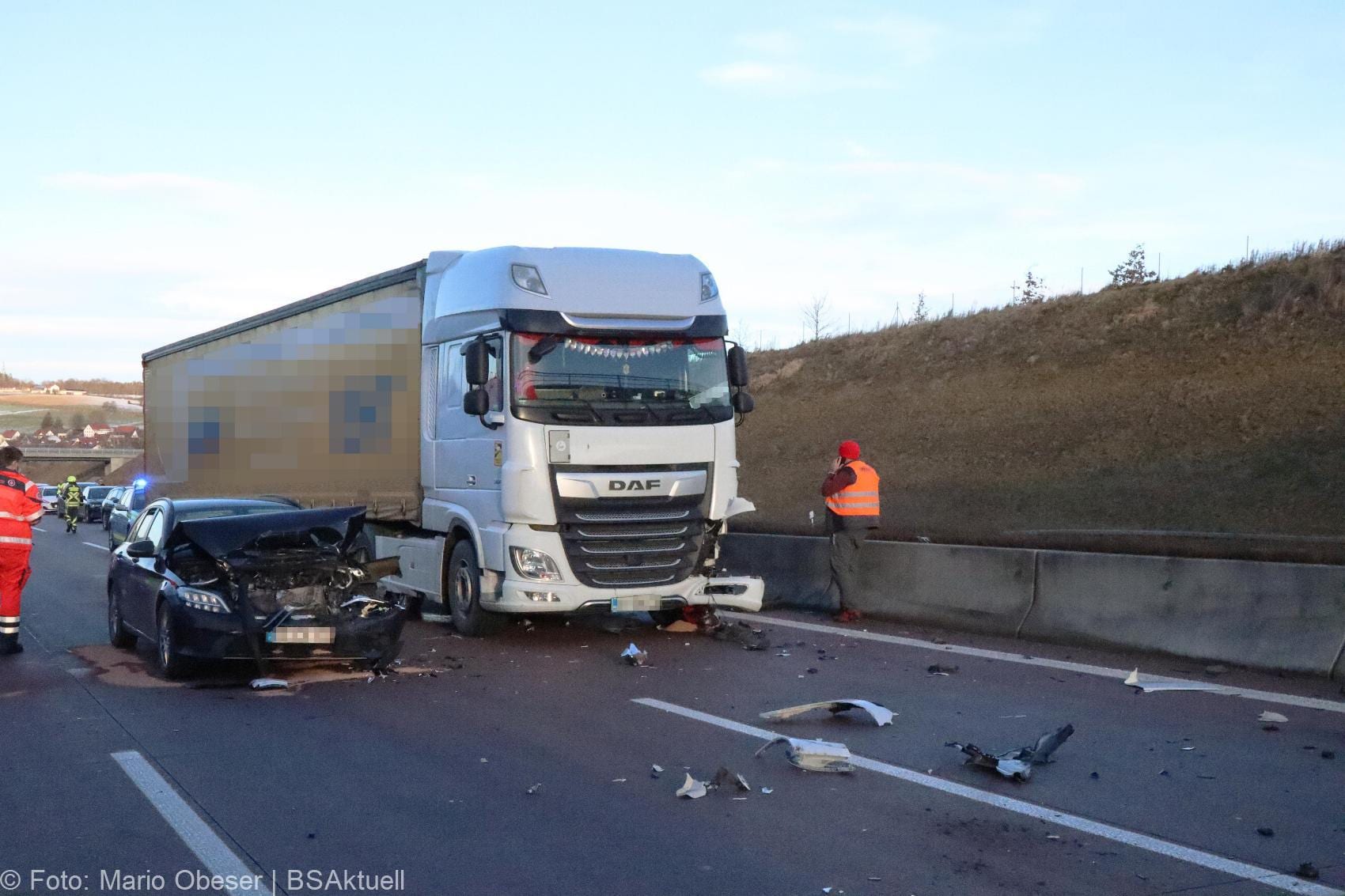 Unfall A8 Unterknöringen 22012021 23