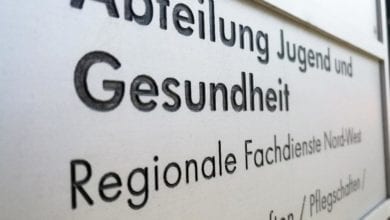 Gesundheitsamt Schild dts