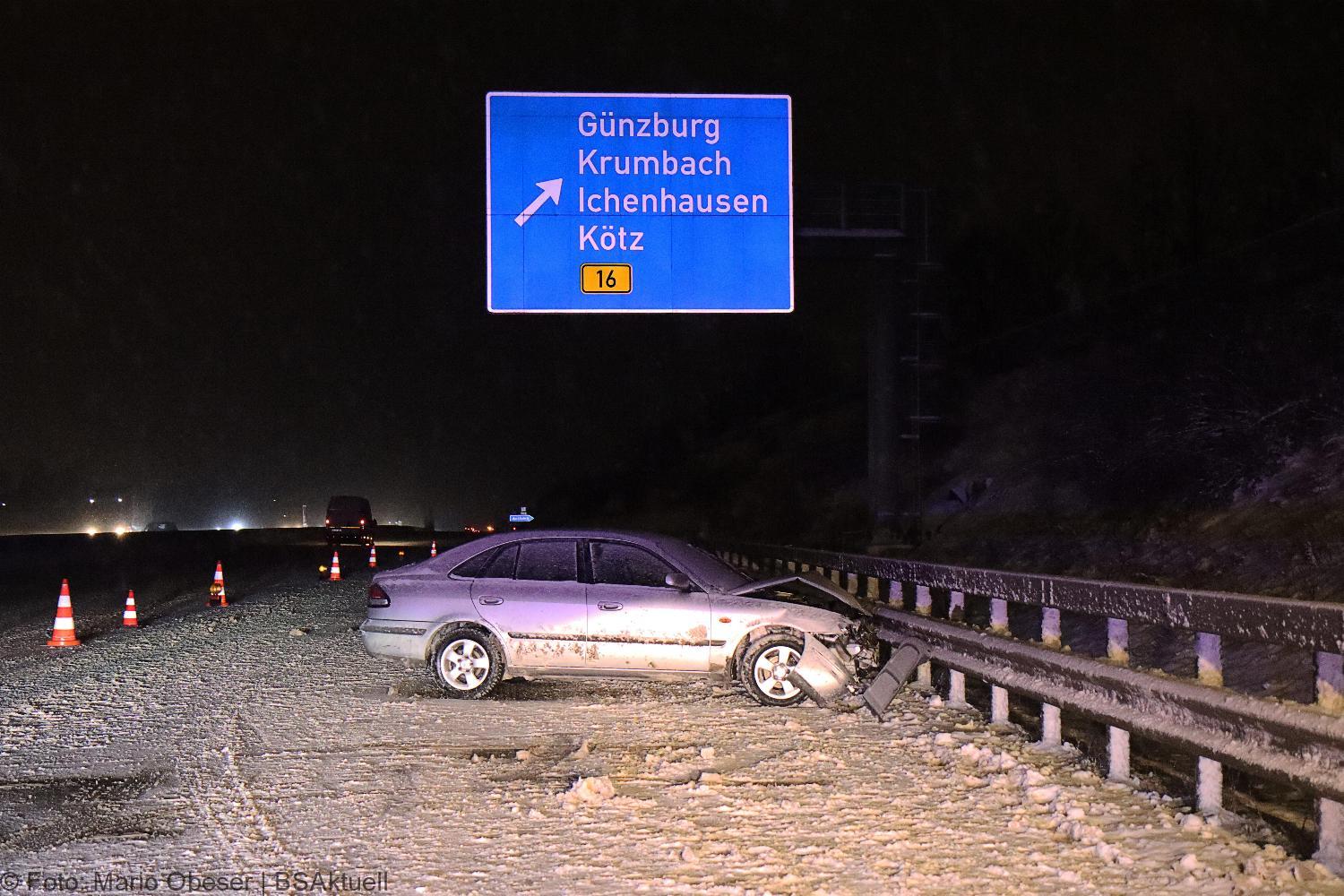 Unfall A8 Burgau-Guenzburg AS GZ 10022021 2