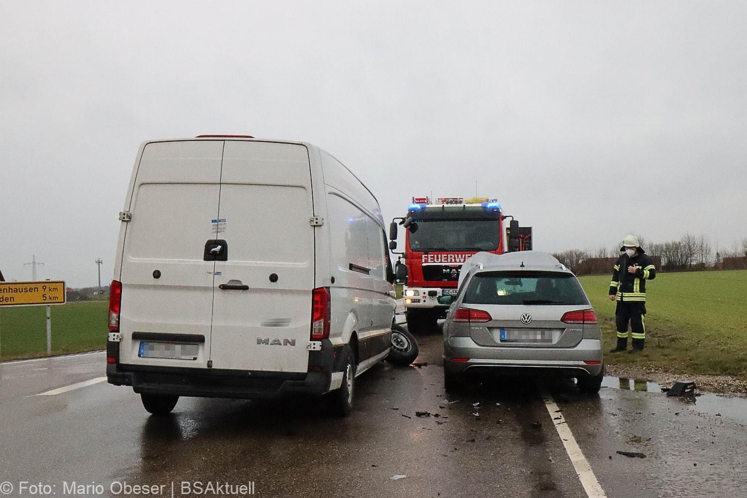 Unfall Kissendorf Abzweig Rieden 02022021 6