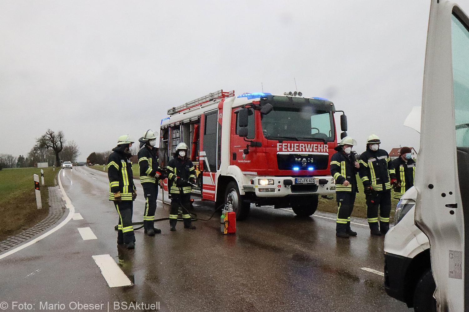Unfall Kissendorf Abzweig Rieden 02022021 9