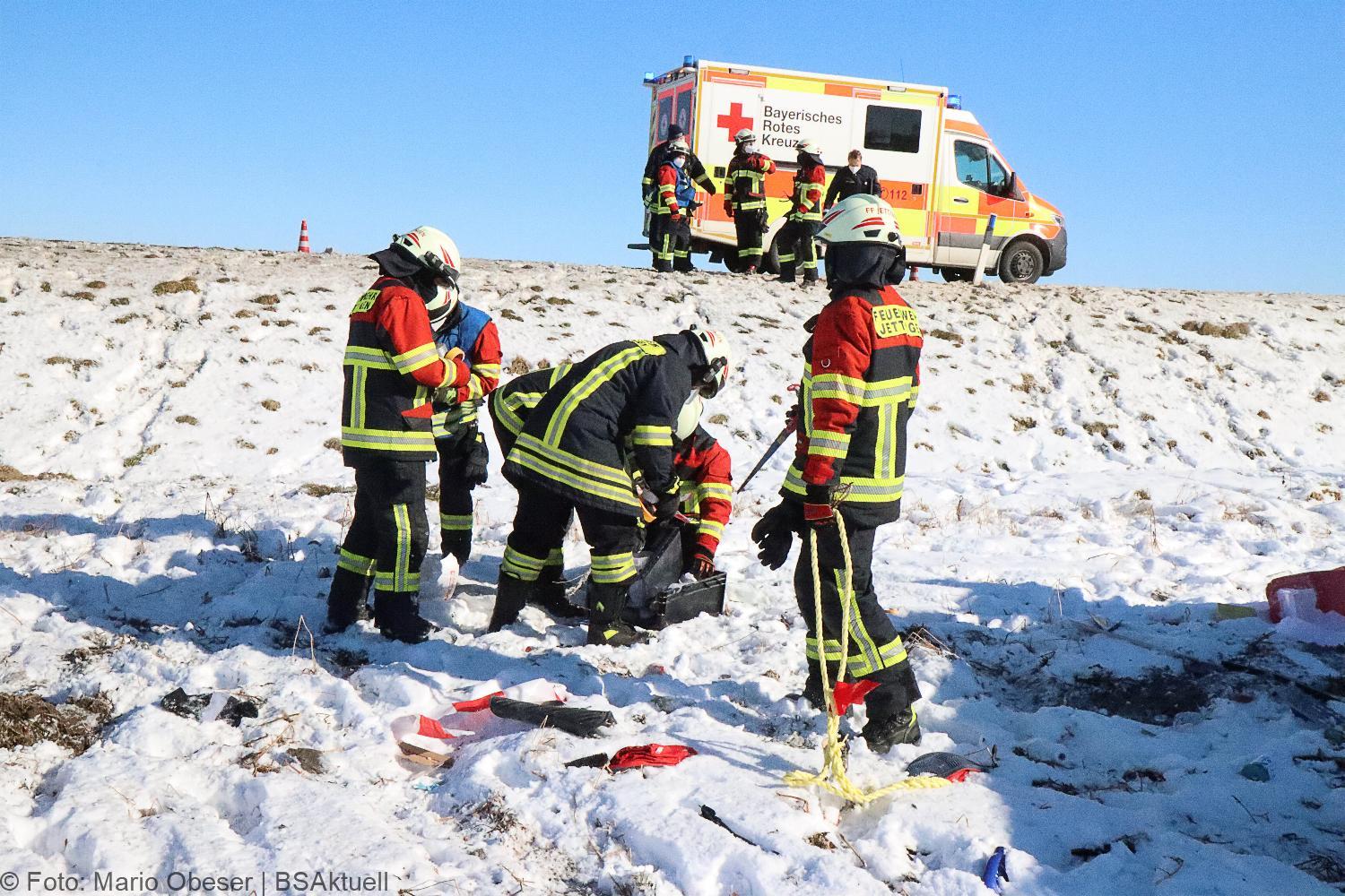 Unfall ST2025 Jettingen Burtenbach 13022021 11