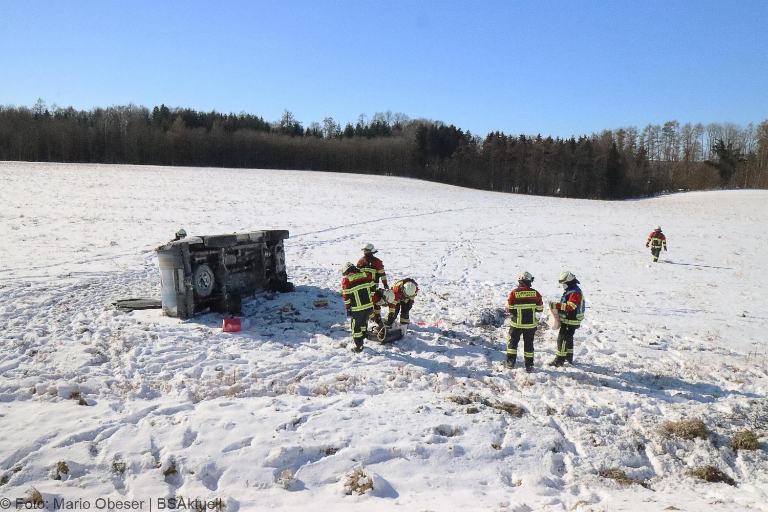 Unfall ST2025 Jettingen Burtenbach 13022021 12