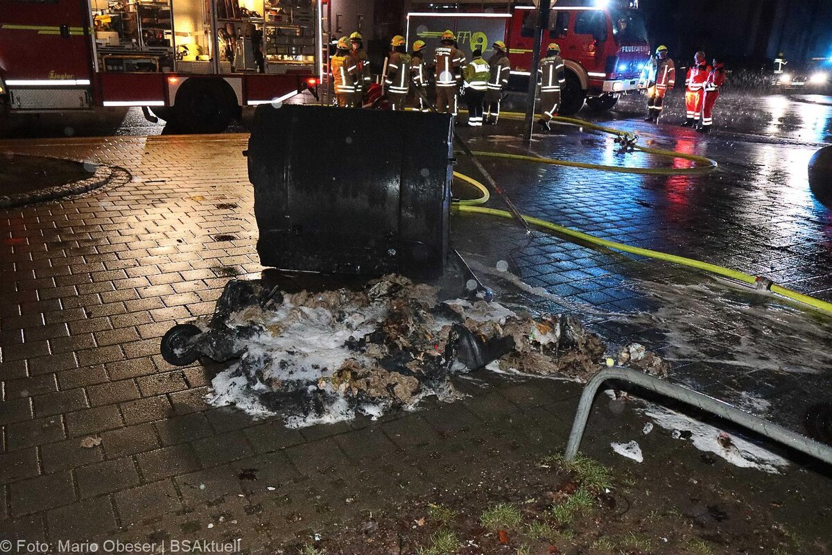 Brand Conainer Schule Schule Ichenhausen 11032021 3