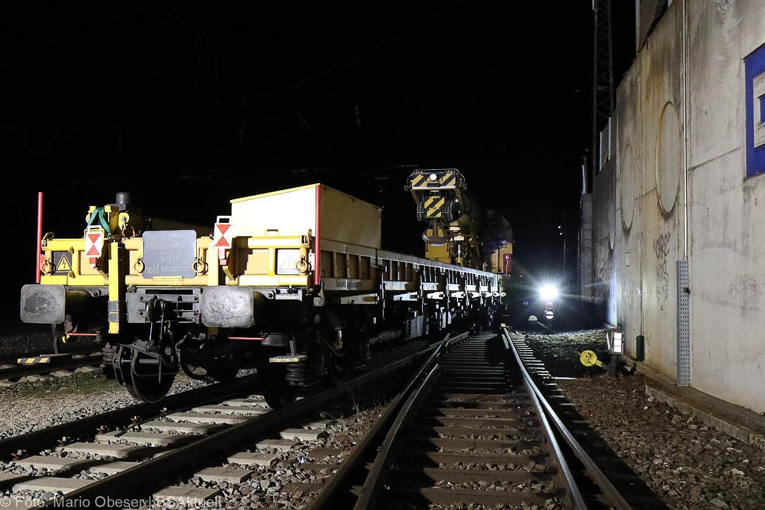 Arbeitszug entgleist Bahnhof Guenzburg 09042021 11