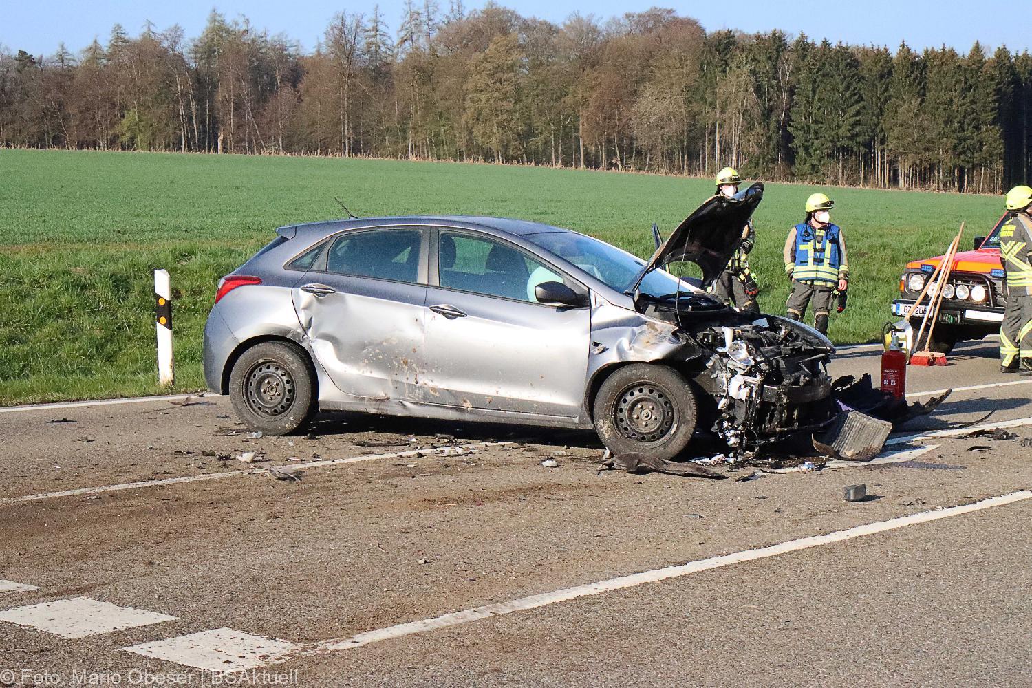 Unfall bei Nornheim 13042021 2