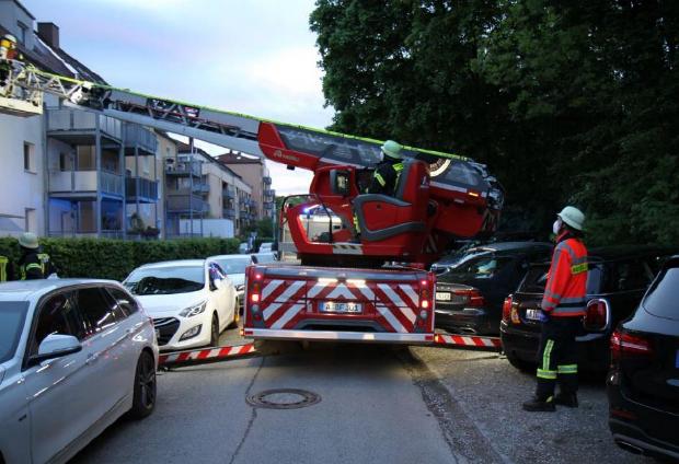 BF Augsburg Drehleiter